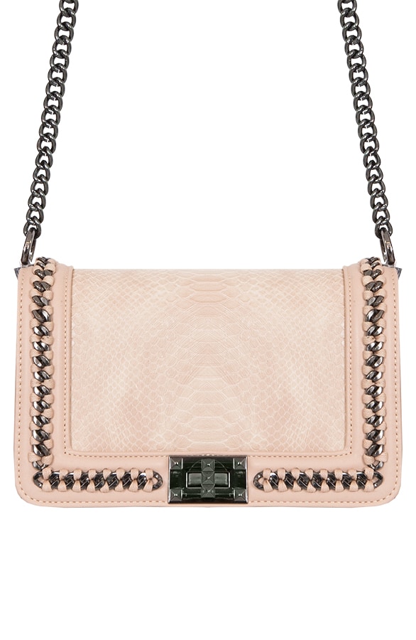 Slangenprint Gesp Tas Roze – shoparchief