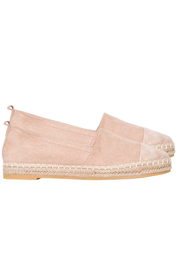 Suede Espadrilles Roze – shoparchief