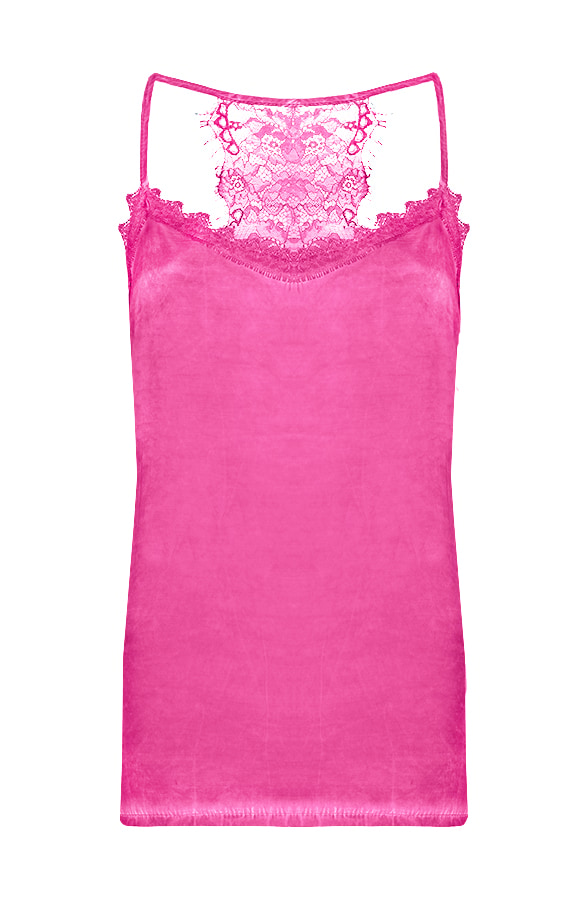 Top Kanten Rug Fuchsia – shoparchief