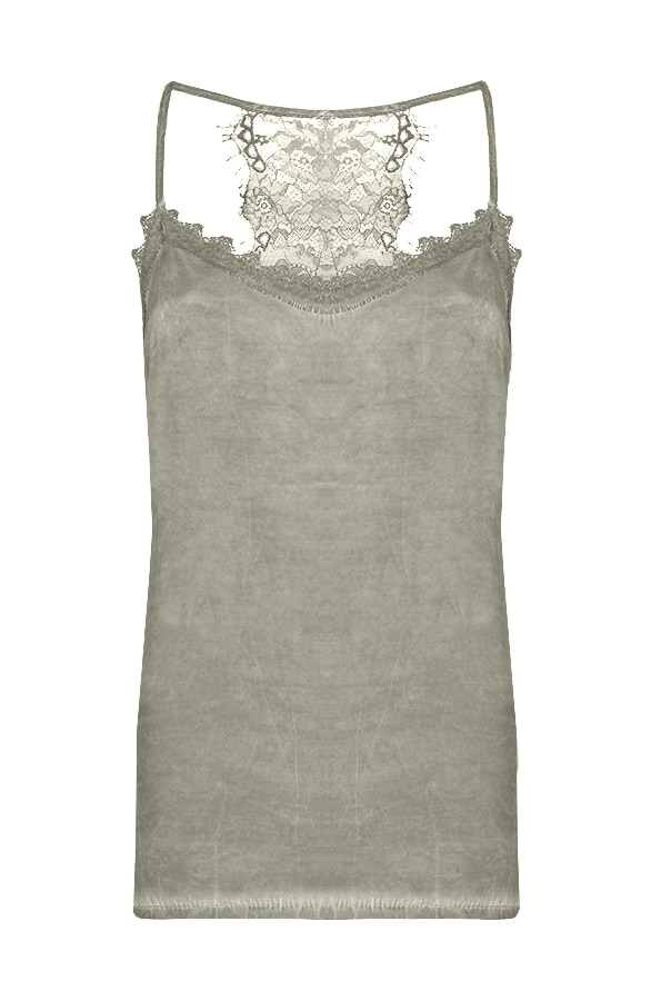 Top Kanten Rug Legergroen – shoparchief