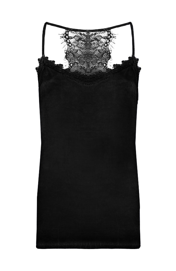 Top Kanten Rug Zwart – shoparchief