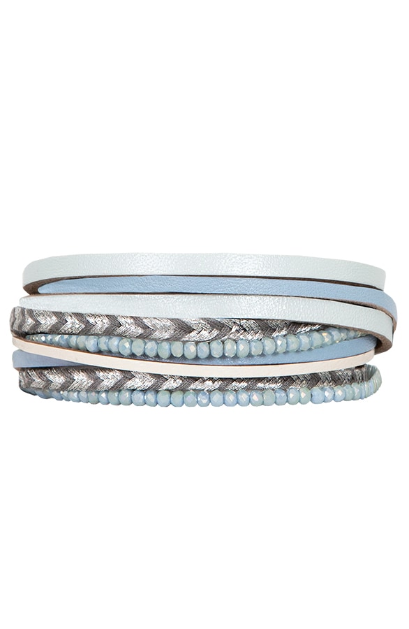 Wikkel Armband Babyblauw – shoparchief