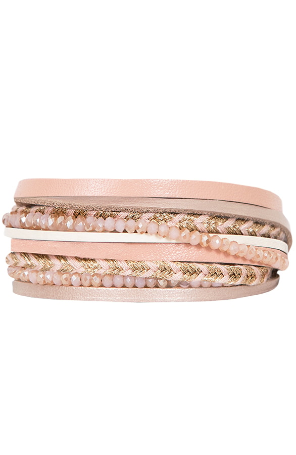 Wikkel Armband Roze – shoparchief