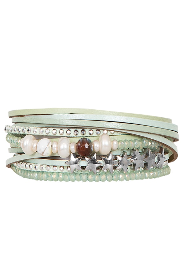 Wikkel Ster Armband Mint – shoparchief