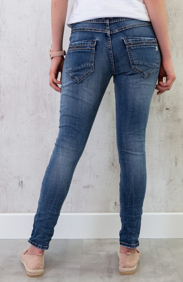 Chino Pailletten spijkerbroek – shoparchief, foto 4