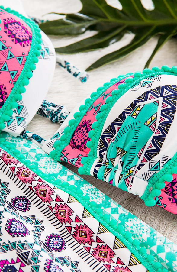 Boho Isla Bikini Turquoise – shoparchief, foto 2