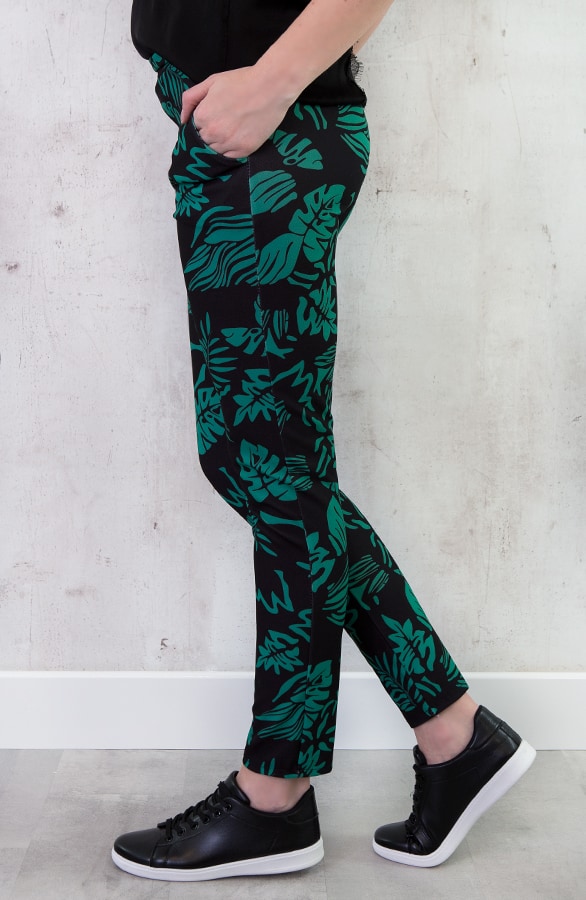 Palm Broek Zwart Groen – shoparchief, foto 3