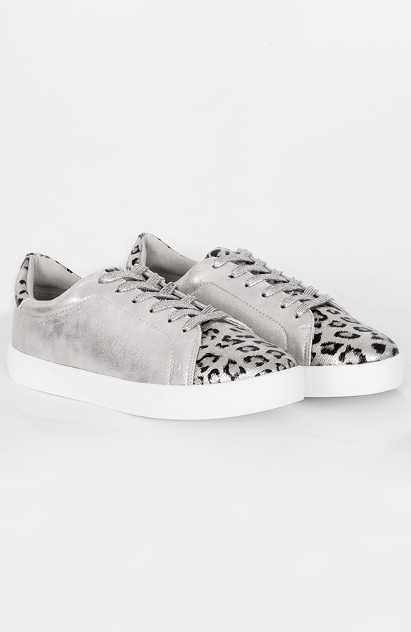 Leopard Sneakers Zilver – shoparchief, foto 4