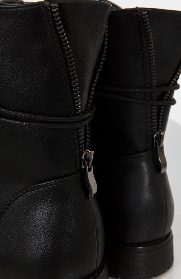 Biker Buckle Zip Boots, Alle Schuhe, Foto 4