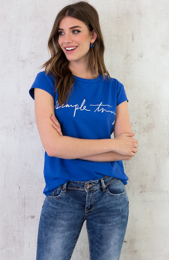 Simple Things Top Kobalt – shoparchief, foto 4