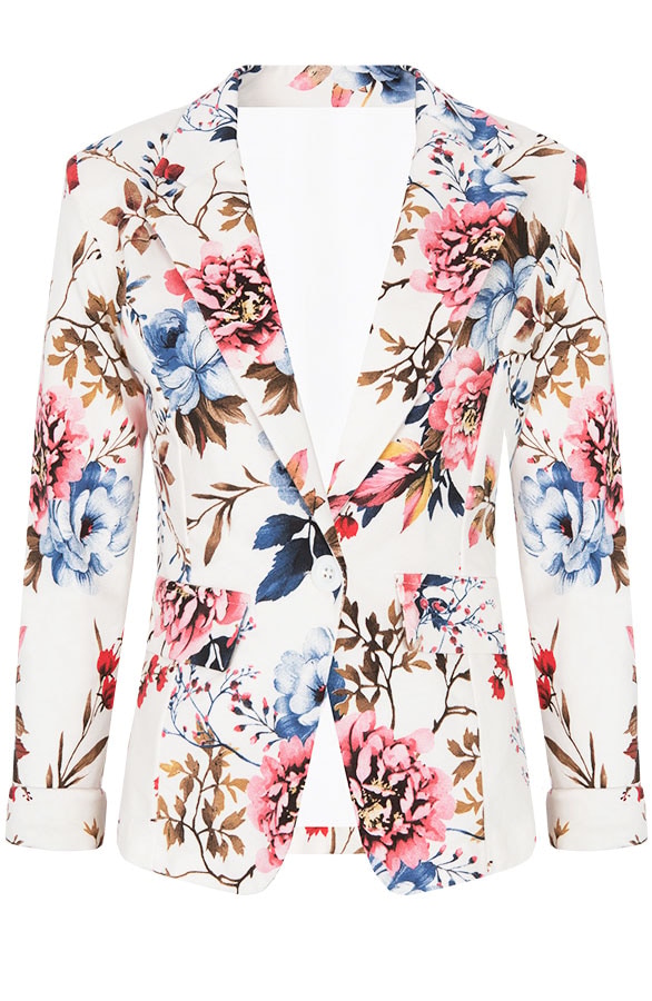 Bloemen Jasje Koraal Blauw – shoparchief