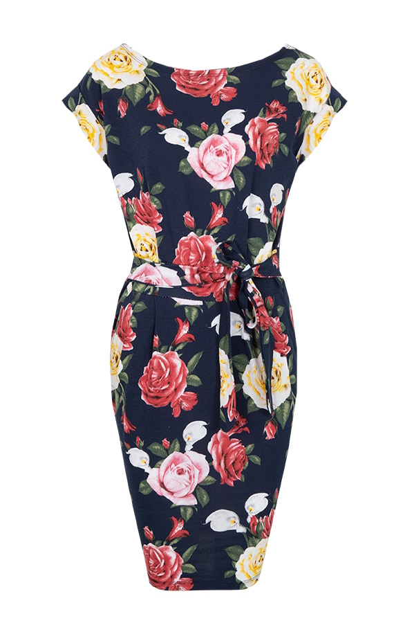 Bloemen Strik Jurk – shoparchief