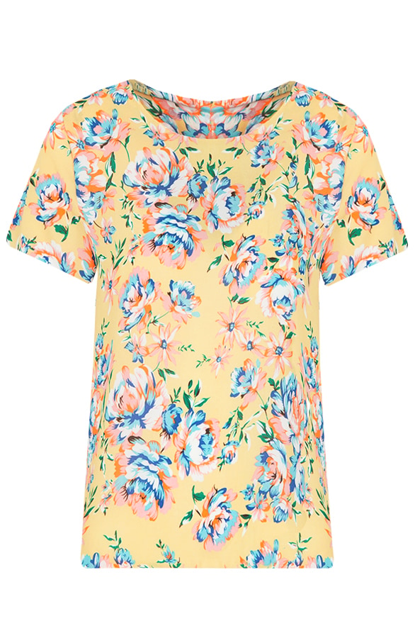 Bloemen Top Knoopjes Geel – shoparchief