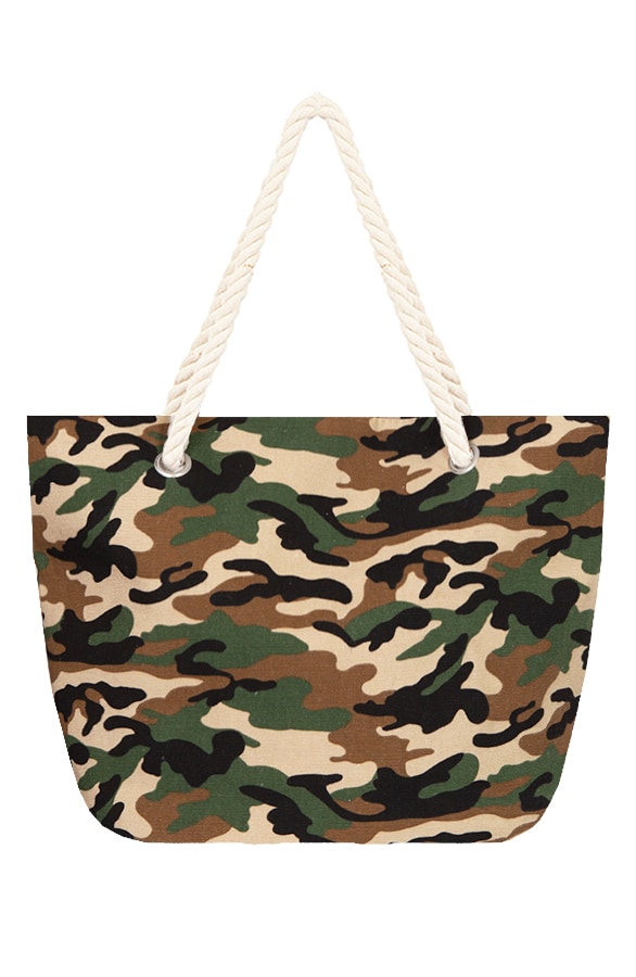 Camouflage Canvas Tas – shoparchief