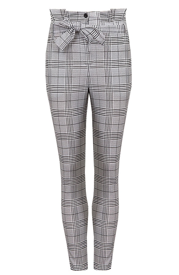 Geblokte Broek Grijs – shoparchief