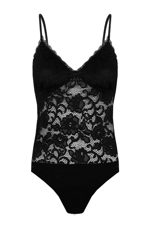 Kanten Bra Body Zwart – shoparchief