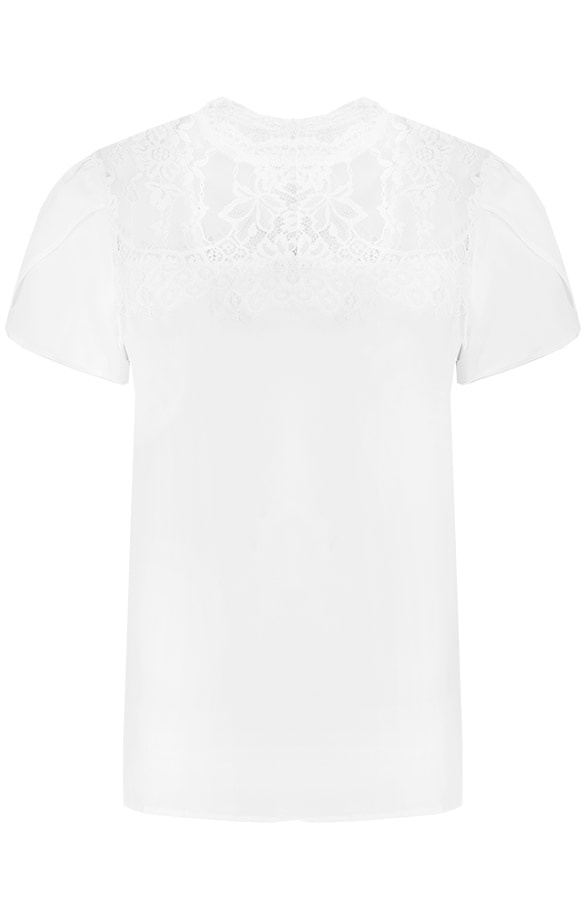 Top Met Kant Wit – shoparchief