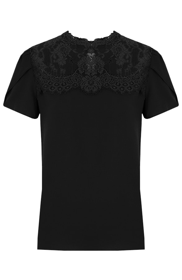 Top Met Kant Zwart – shoparchief