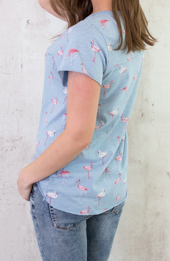 Flamingo Top Blauw – shoparchief, foto 5