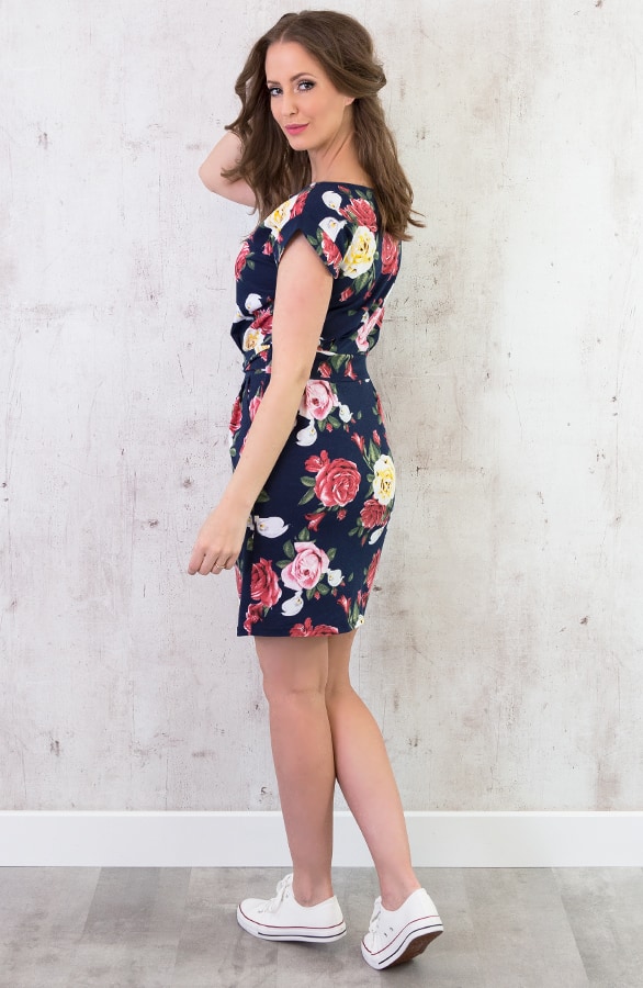 Bloemen Strik Jurk – shoparchief, foto 3