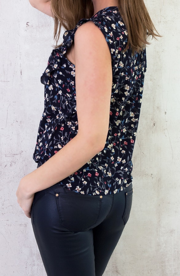 Bloemen Top Ruches Marine – shoparchief, foto 3