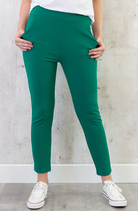 Broek Met Bies Groen Wit – shoparchief, foto 3