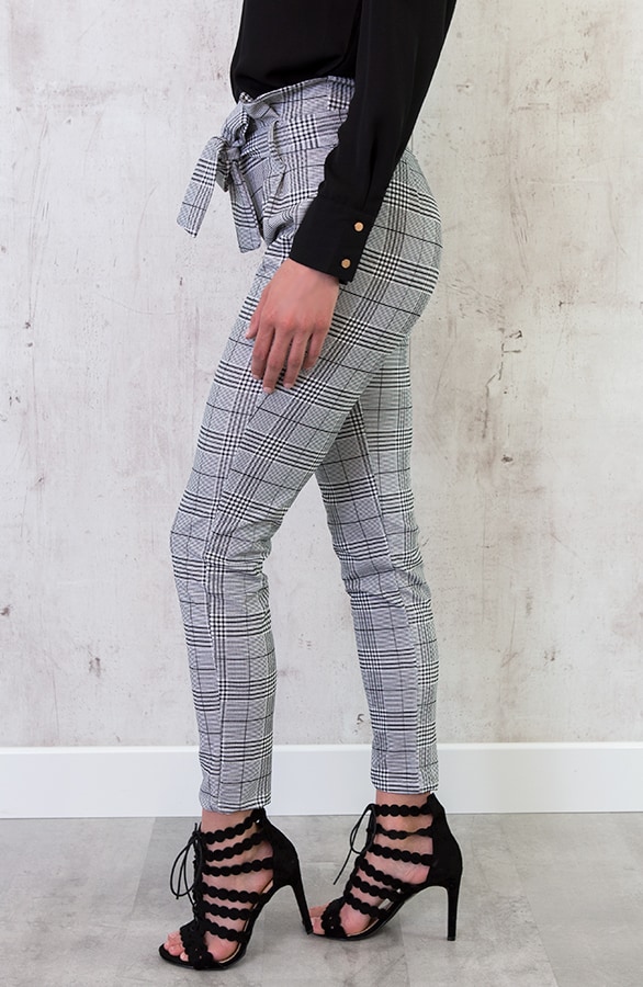 Geblokte Broek Grijs – shoparchief, foto 3