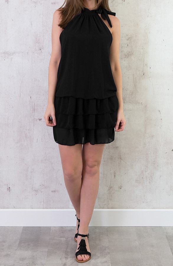 Halter Jurk Zwart – shoparchief, foto 2