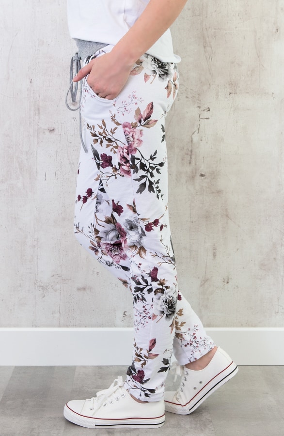 Jogging Bloemenbroek Grijs – shoparchief, foto 3