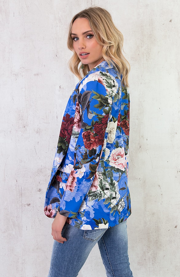 Bloemenprint Jasje Kobalt – shoparchief, foto 5