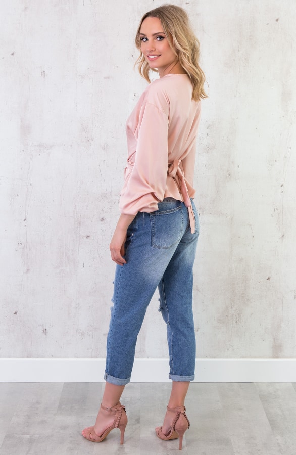 Suede Hakken Ruches Roze – shoparchief, foto 7