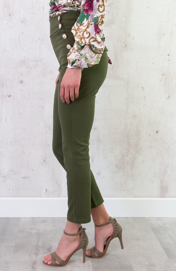 Suede Hakken Ruches Groen – shoparchief, foto 6