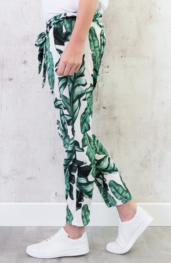 Palmprint Broek Wit – shoparchief, foto 3