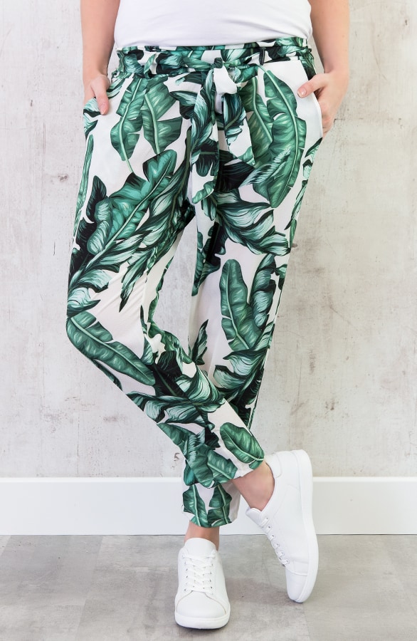 Palmprint Broek Wit – shoparchief, foto 2
