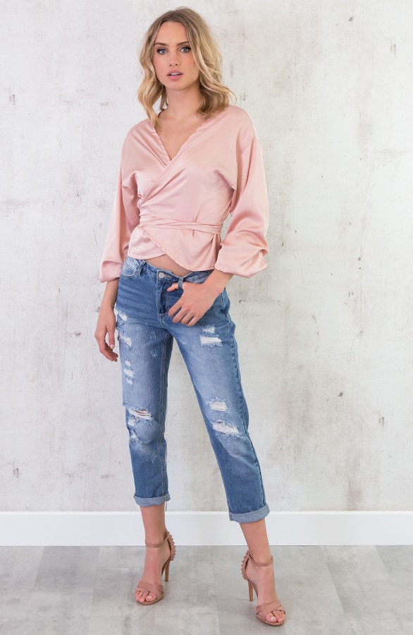 Suede Hakken Ruches Roze – shoparchief, foto 5