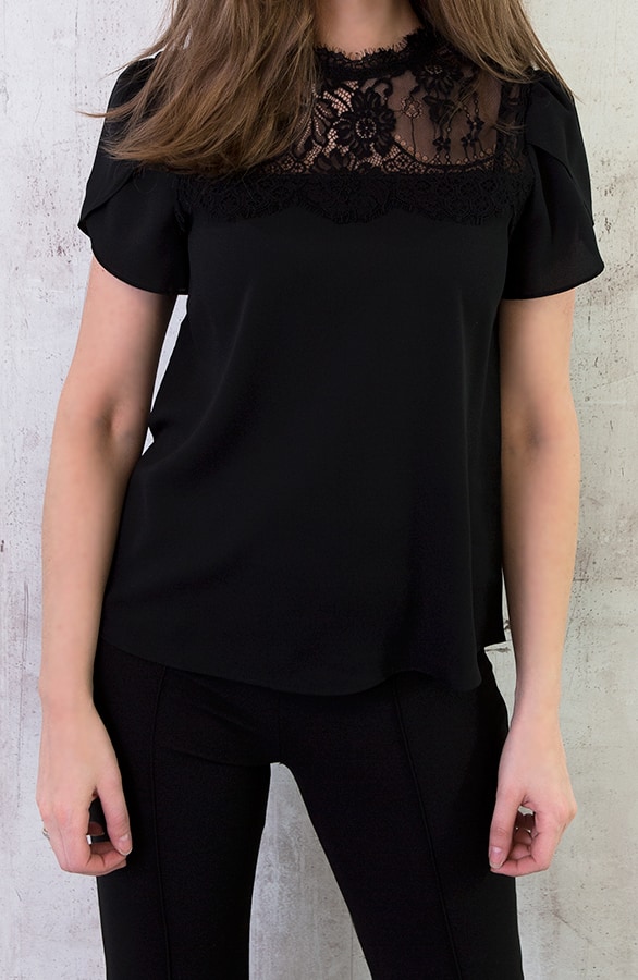 Top Met Kant Zwart – shoparchief, foto 7