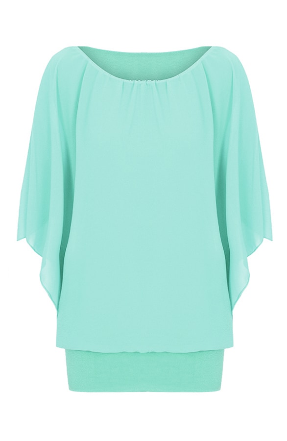 Basic Oversized Tuniek Mint – shoparchief