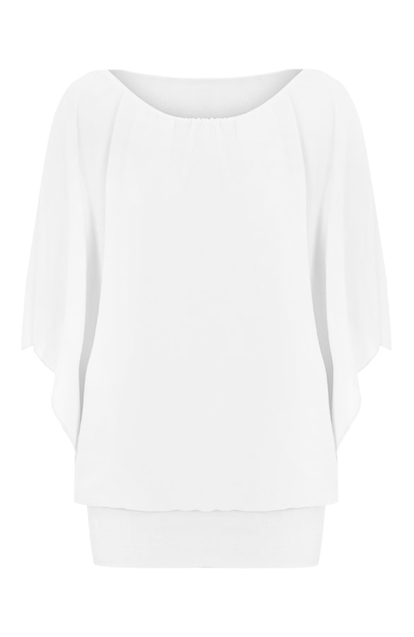 Basic Oversized Tuniek White – shoparchief