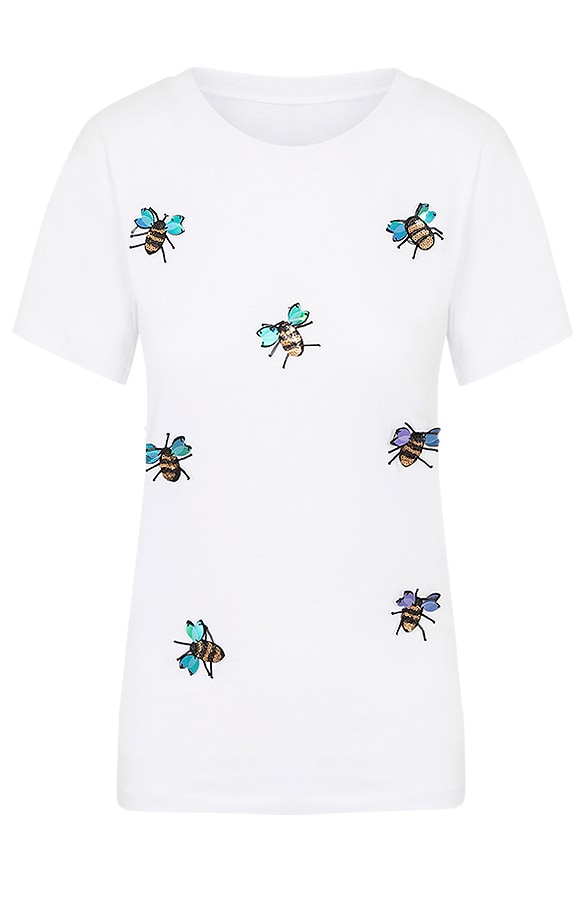 Bijen Top Wit – shoparchief