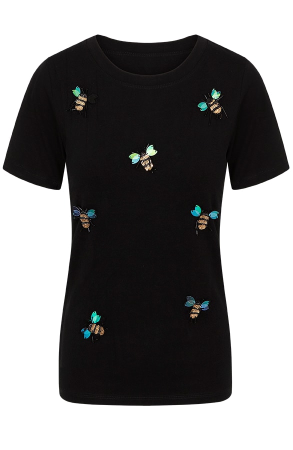 Bijen Top Zwart – shoparchief