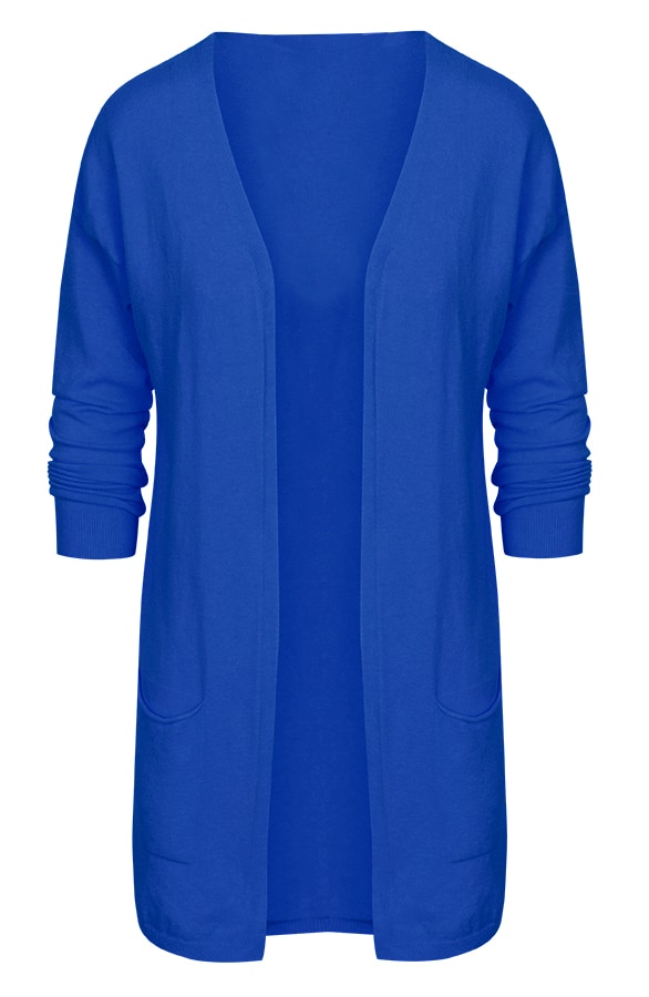 Comfy Soft Cardigan Kobalt – shoparchief