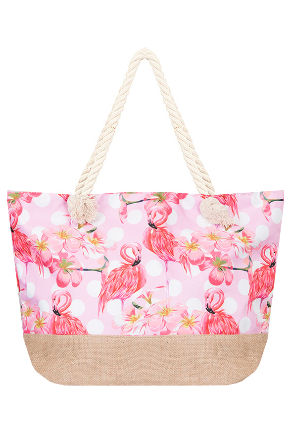 Flamingo Canvas Fuchsia Tas – shoparchief