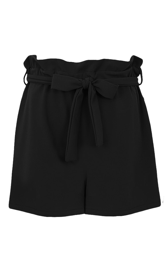 High Waisted Short Zwart – shoparchief