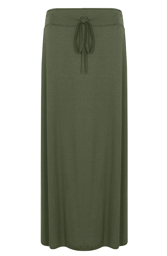 Jersey Split Rok Legergroen – shoparchief