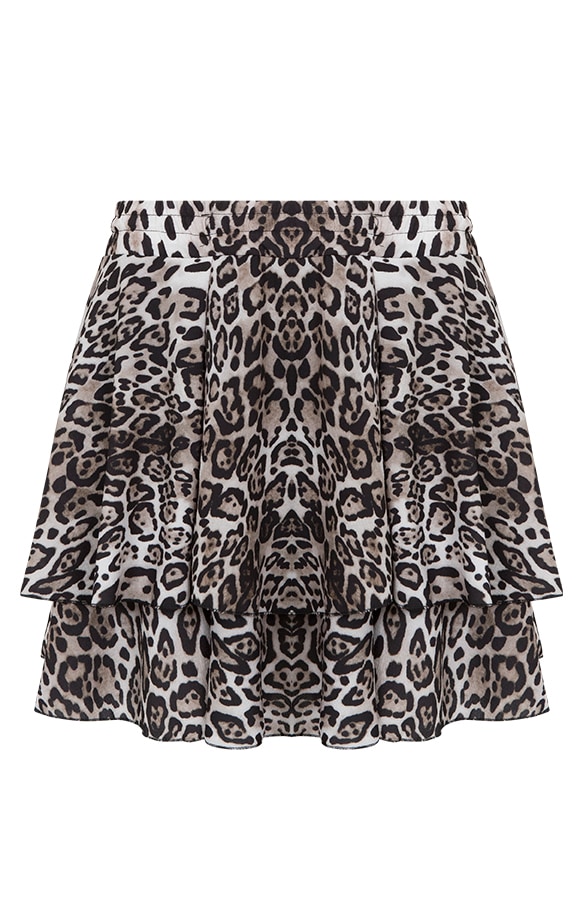 Leopard Laagjes Rok Taupe – shoparchief