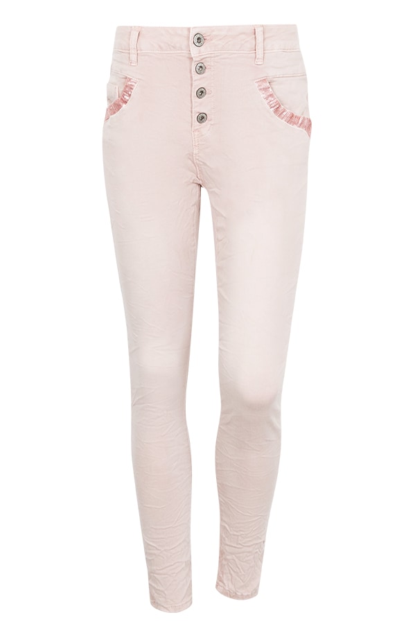 Chino Pailletten Broek Roze – shoparchief