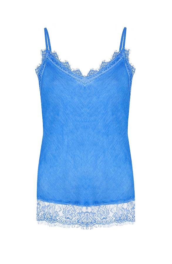 Romance Lace Top Kobalt – shoparchief
