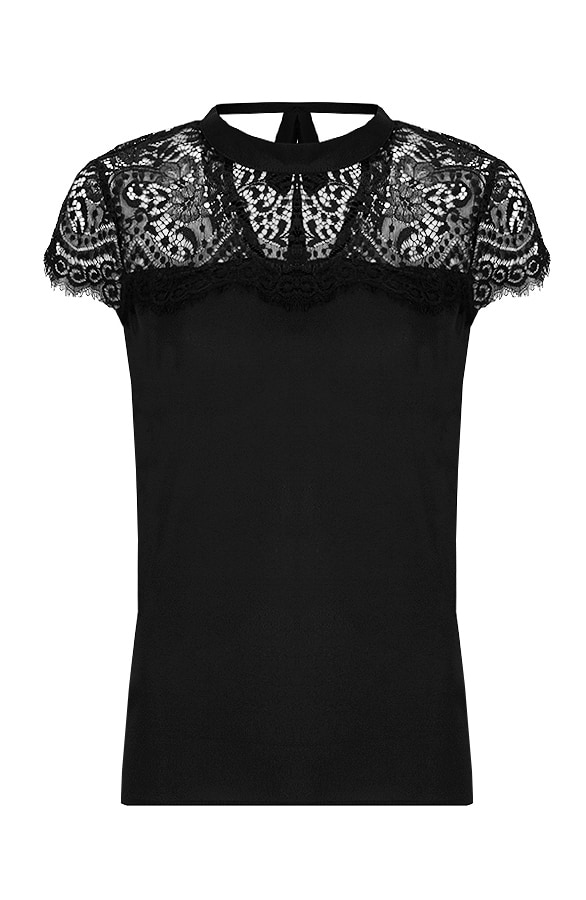 Romantic Lace Top Black – shoparchief