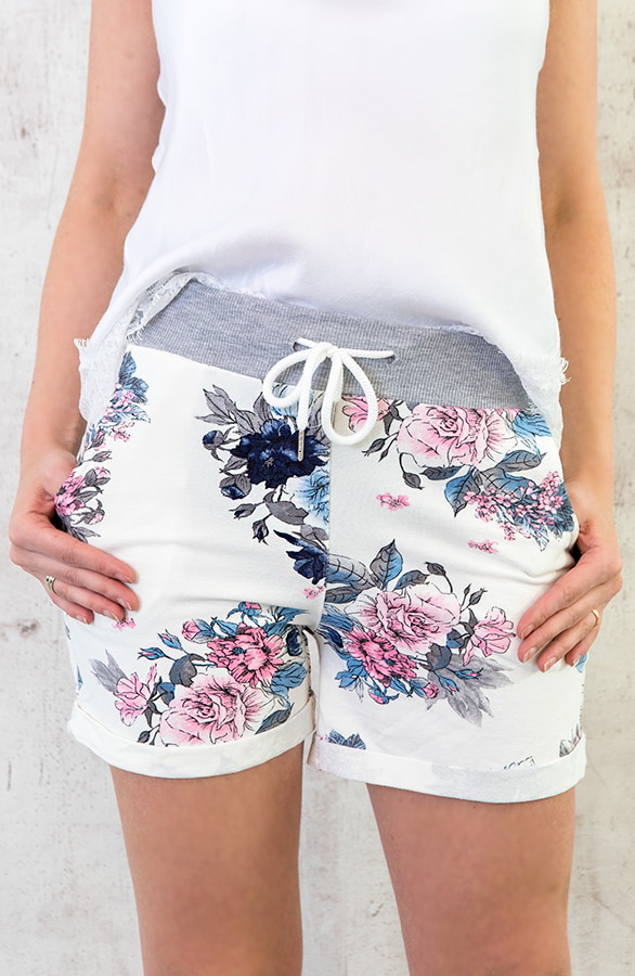 Jogging Short Flower White – shoparchief, foto 2