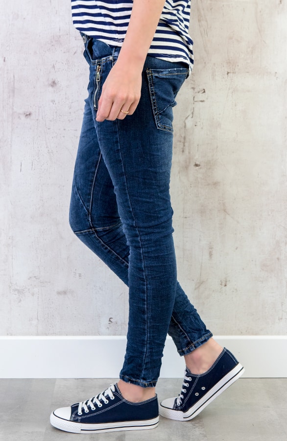 Baggy Dark Denim Jeans – shoparchief, foto 3